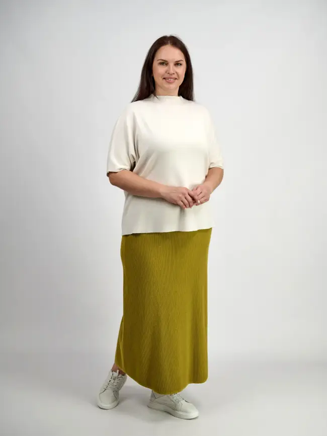 Юбка лапша ЭттоПлюс 493 Размер 50-56 фото 38