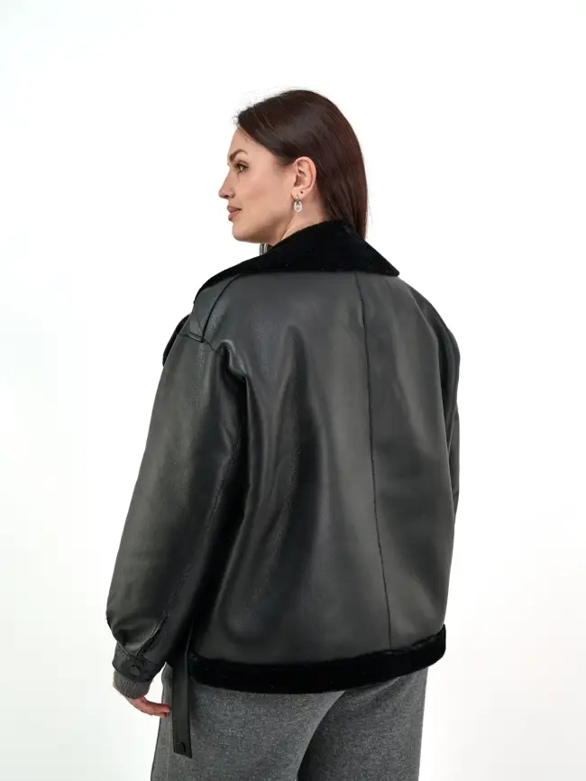 Дубленка 121103 Размер 50-58 фото 4