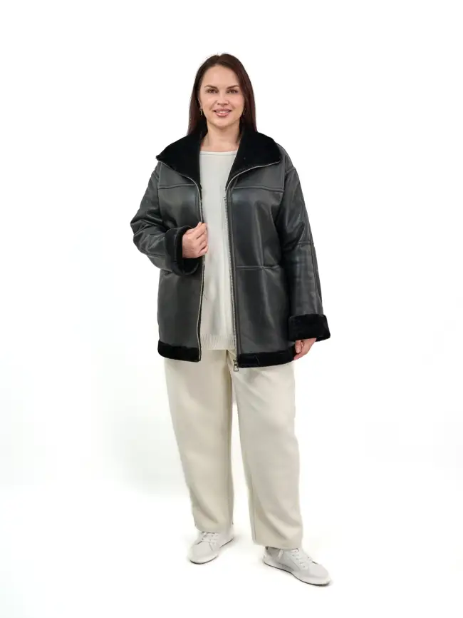 Дубленка 122802 Размер 50-54 фото 12