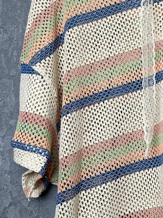 Толстовка сетка с капюшоном 87063 Размер 48-56 фото 21