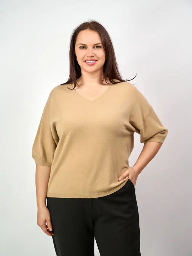 Джемпер 20241 ЭттоПлюс Размер 50-58 фото 92