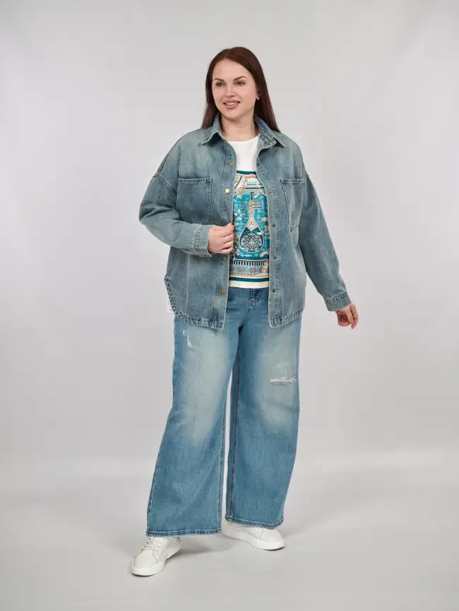 Джинсы 9612 Размеры 52-58 фото 4