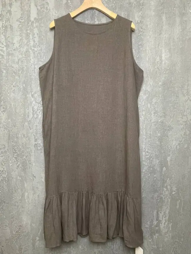 Сарафан волан лен 23300 Размер 54-58 фото 26