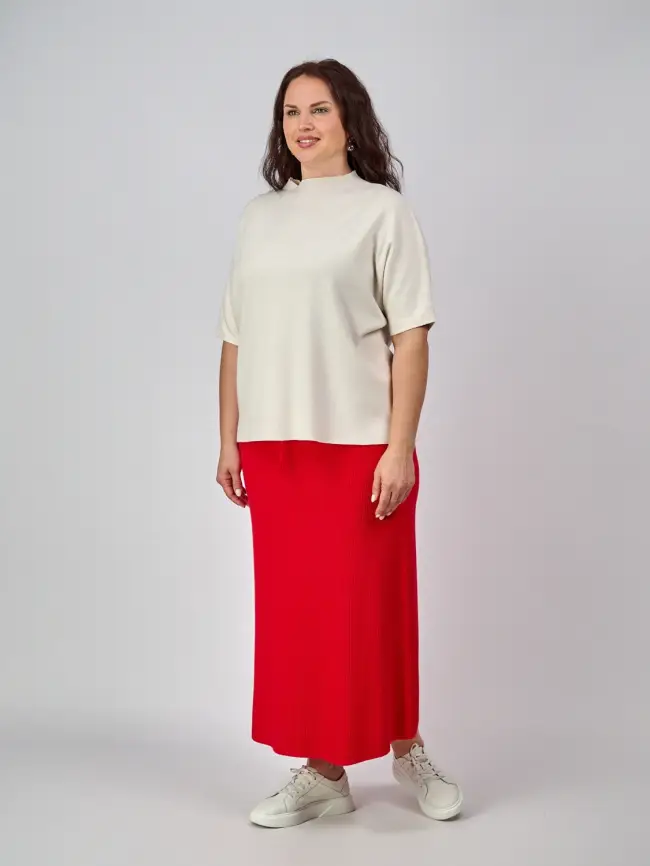 Юбка лапша ЭттоПлюс 493 Размер 50-56 фото 77