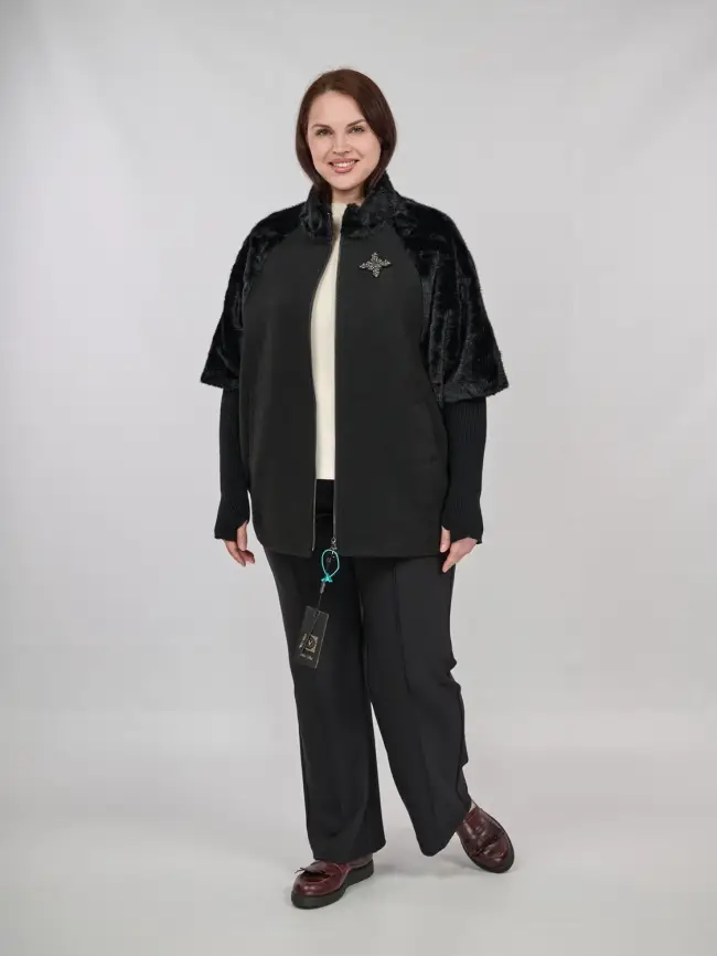 Пальто 30405 Размеры 48-64 фото 19