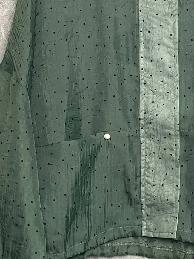 Ветровка-пыльник в горох 6703 Размер 50-58 фото 45