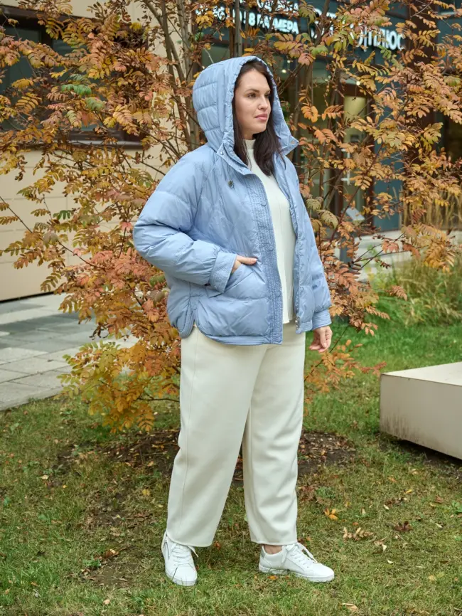 Пуховая куртка ЭттоПлюс 2553 Размер 48-54 фото 114