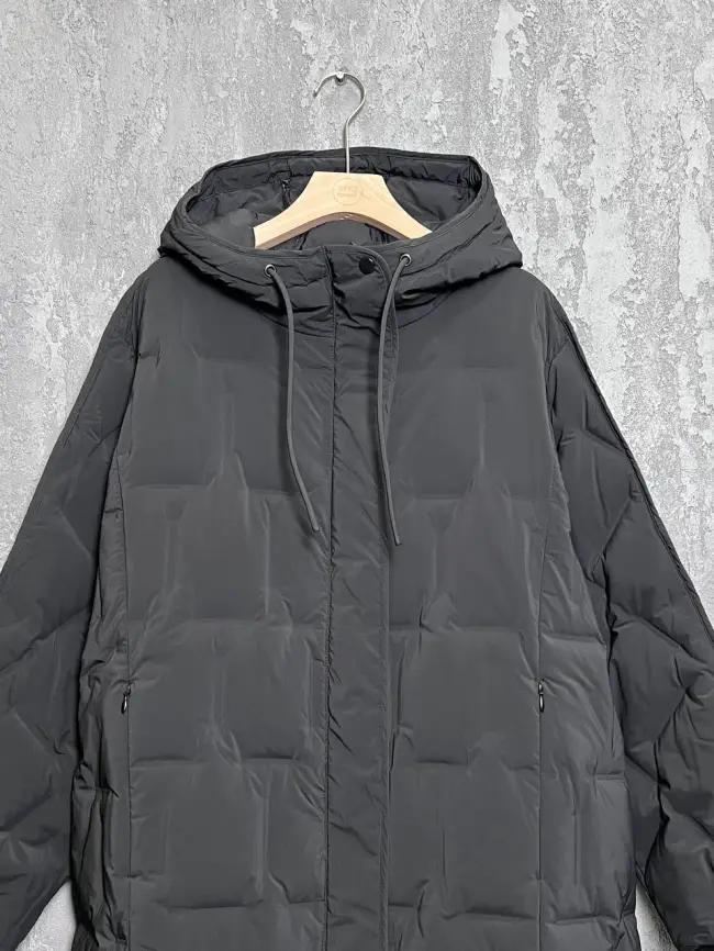 Пуховое пальто 6327 Размеры 50-60 фото 34