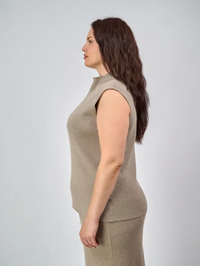 Джемпер без рукавов ЭттоПлюс 876 Размер 54-58 фото 80