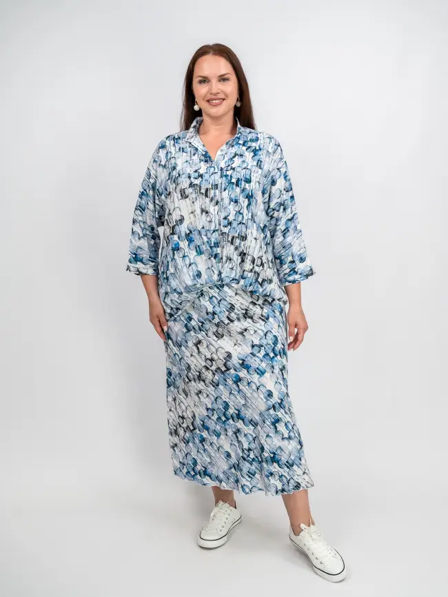 Юбка ЭттоПлюс 34190-3 Размеры 50-58 фото 3