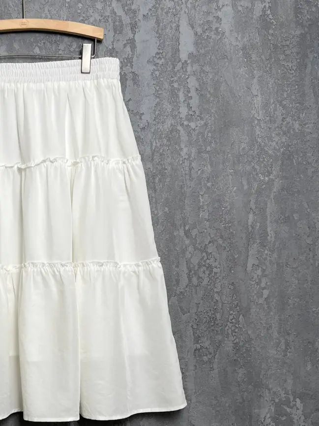 Юбка ярусная 1167 размер 48- 54 фото 9