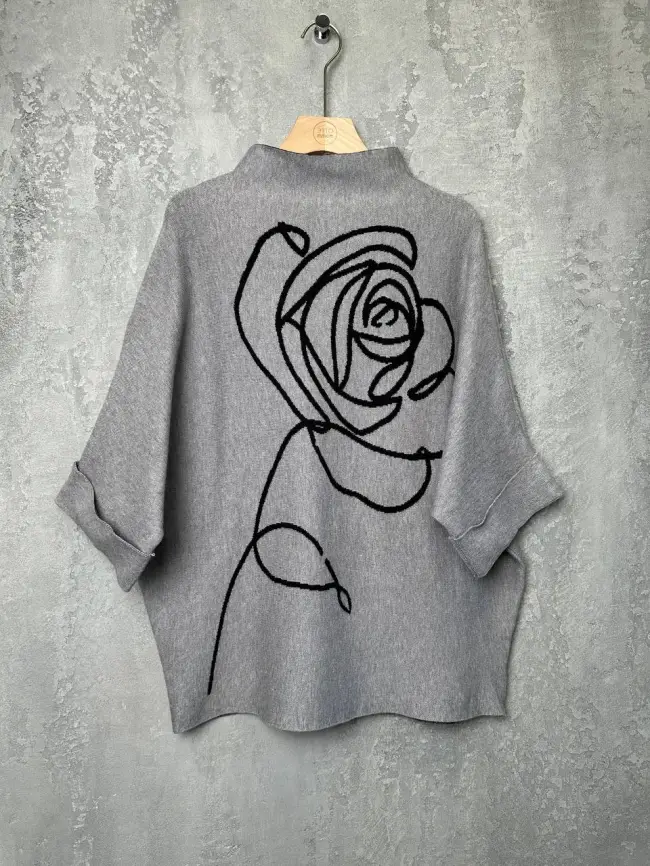 Джемпер "Роза" 893 Размер 48-56 фото 13