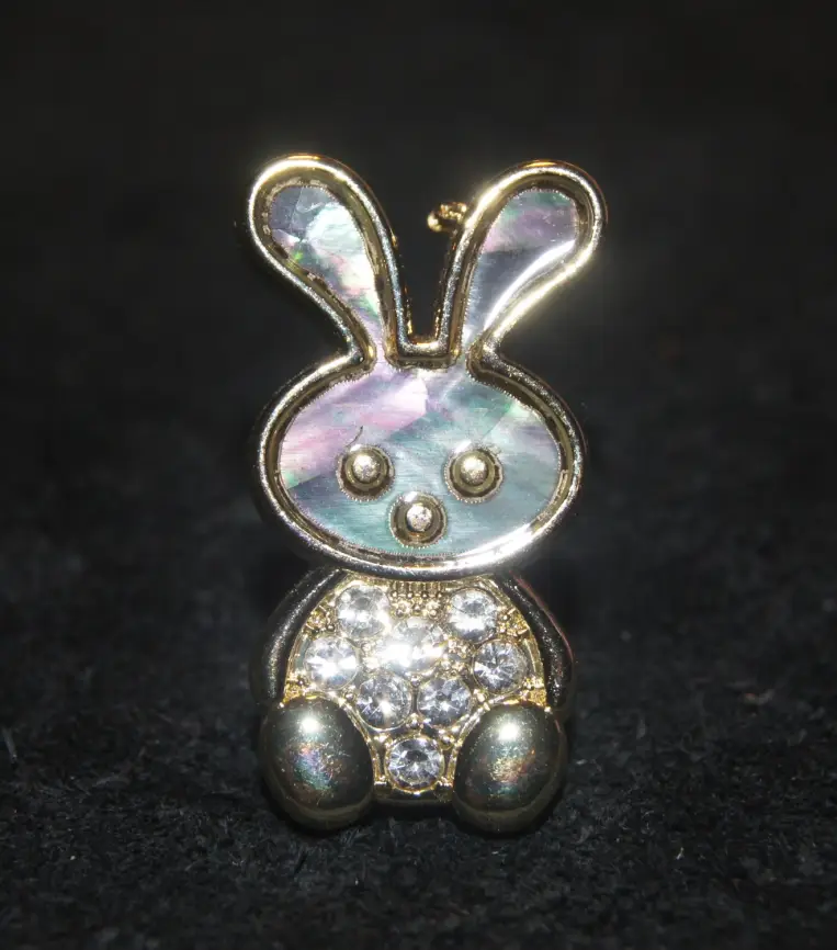 Брошь Заяц Б0014 фото 2