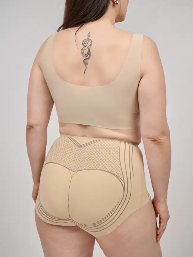 Топ бесшовный с чашками 1636 Размеры фото 10