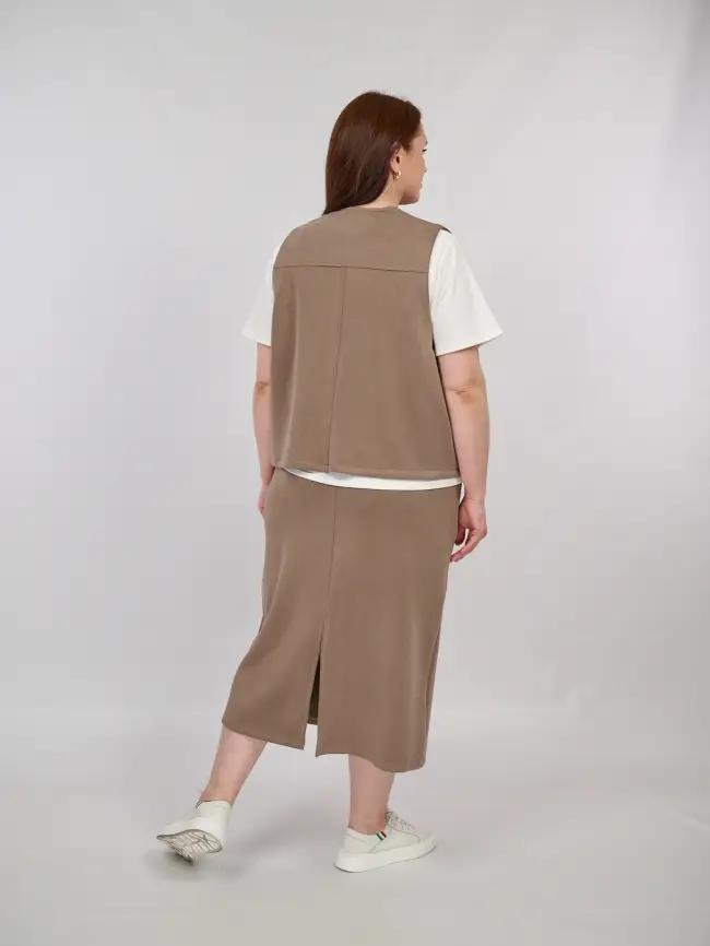 Костюм с юбкой 0012 Размеры 52-58 фото 25