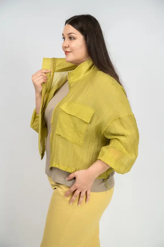 Ветровка-пыльник 9025 Размер 50-58 фото 4