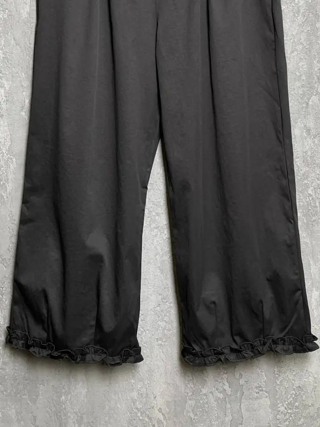 Брюки лето с рюшами 1239 размеры 48- 58 фото 20