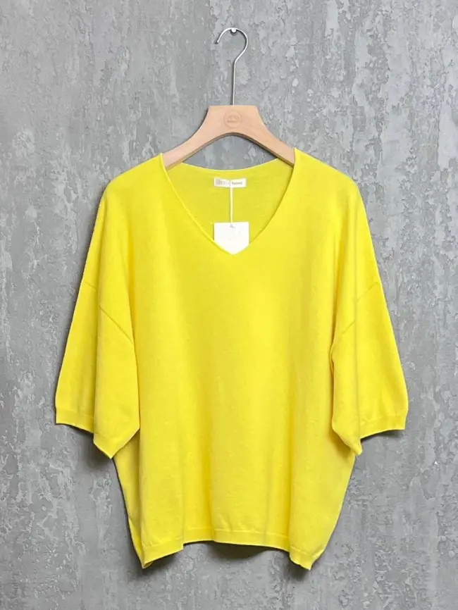 Джемпер 20241 Размер 50-56 (желтый)Уценка фото 1