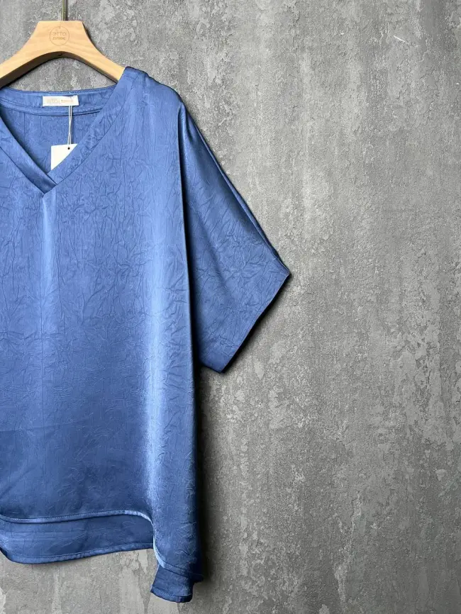 Блуза с v-вырезом ЭттоПлюс 1003 Размеры 50-58 фото 67