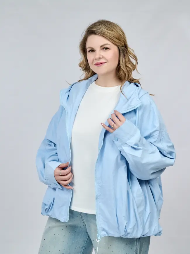 Ветровка облегченная с капюшоном 25185 Размер 52-58 фото 16