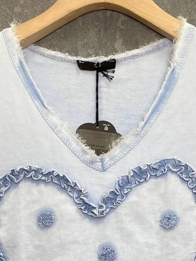 Футболка Сердце 6001 Италия Размер 50-58 фото 9