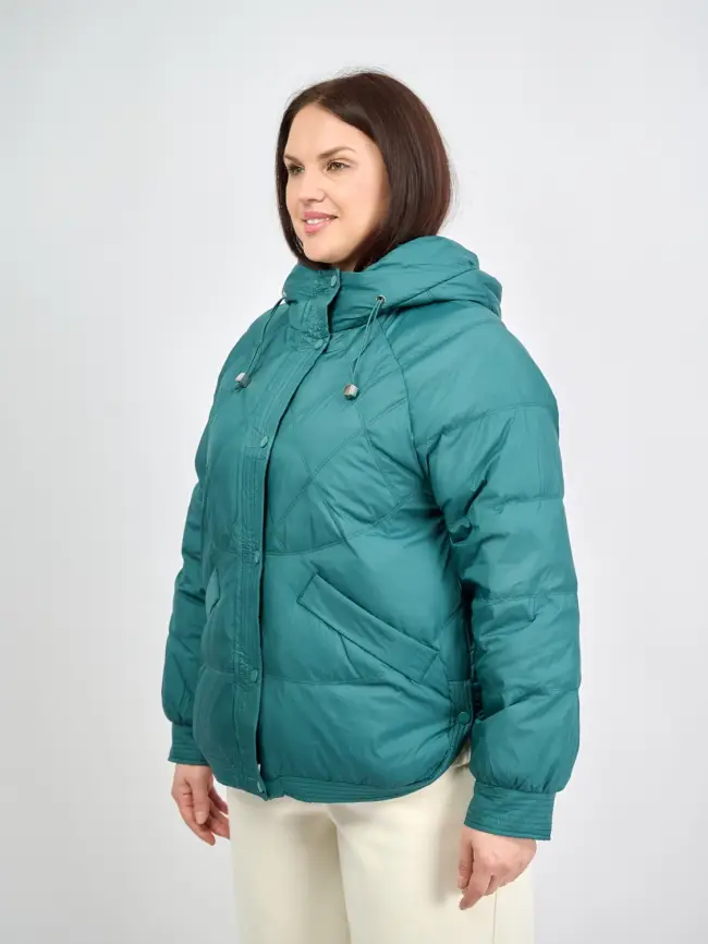 Пуховая куртка ЭттоПлюс 2553 Размер 48-54 фото 172