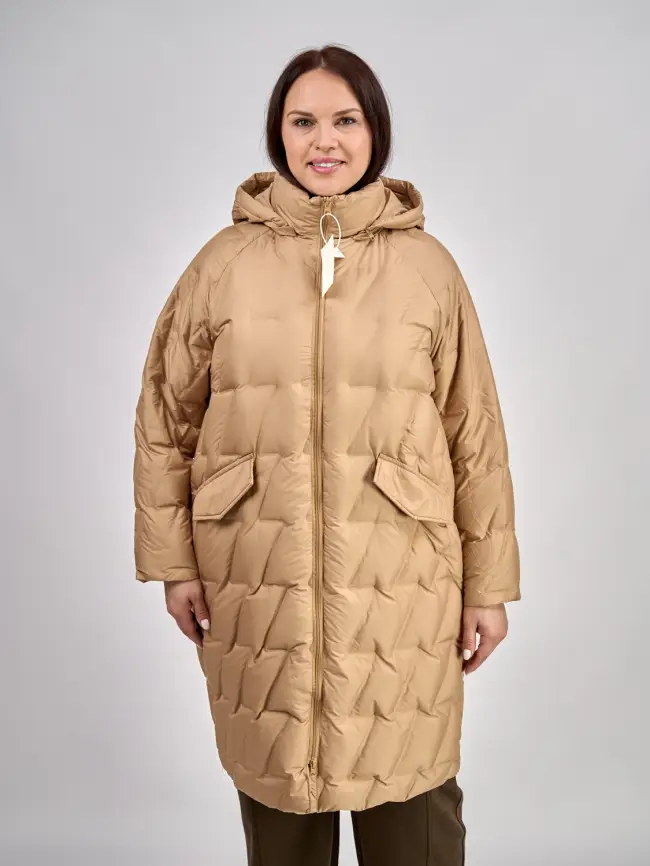 Пальто "Зиг-Заг" 6536 Размер 50-56 фото 2