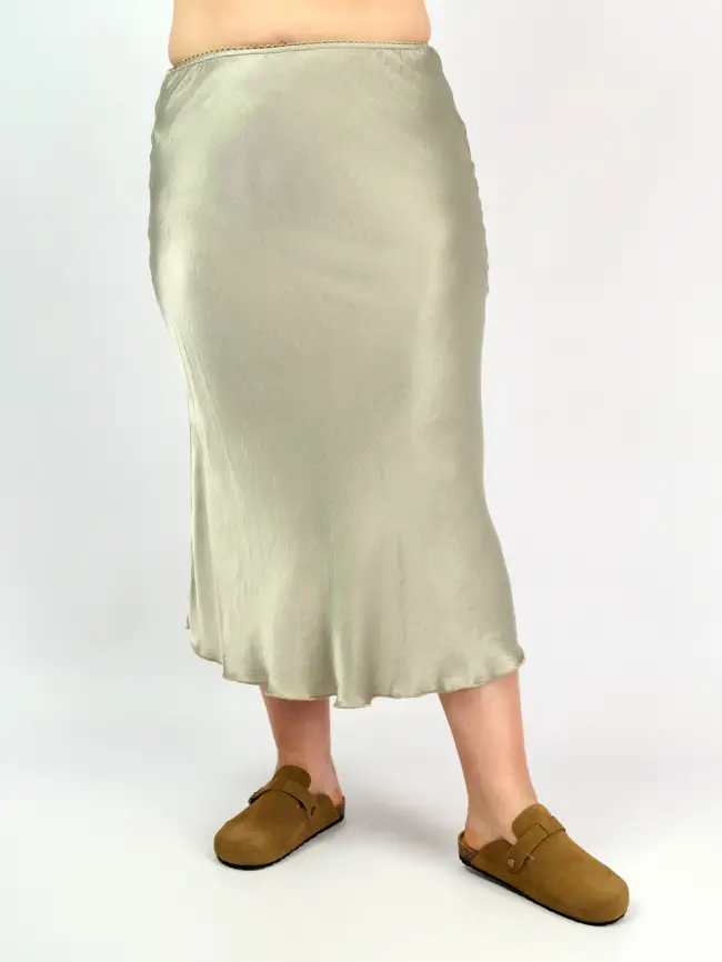 Юбка атлас 9298-1 Размер 48-56 фото 51