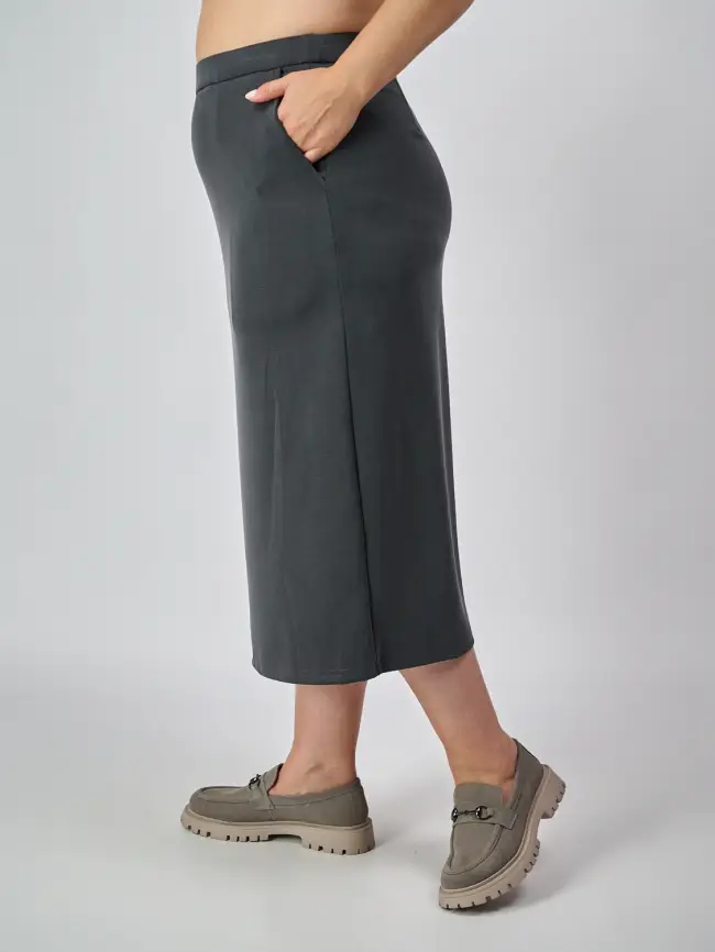 Юбка карандаш с карманами 0013 ЭттоПлюс Размер 52-58 фото 12