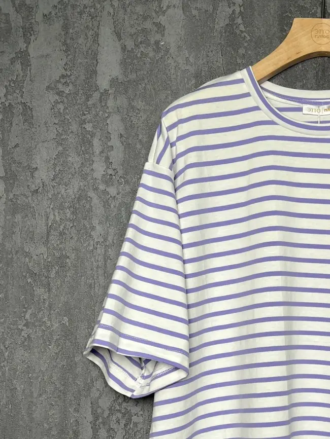 Футболка в полоску ЭттоПлюс 034 Размер 50-58 фото 70