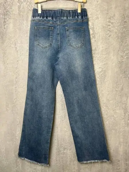 Джинсы "Вайд" 33414 ЭТТО ПЛЮС фото 4