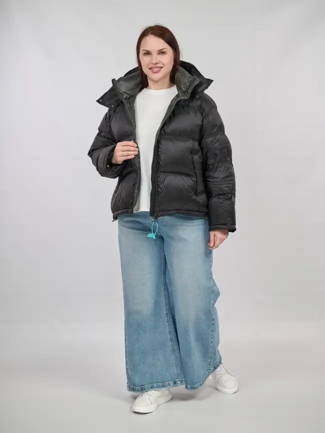 Пуховик зимний короткий 9903 Размер 50-58 фото 129