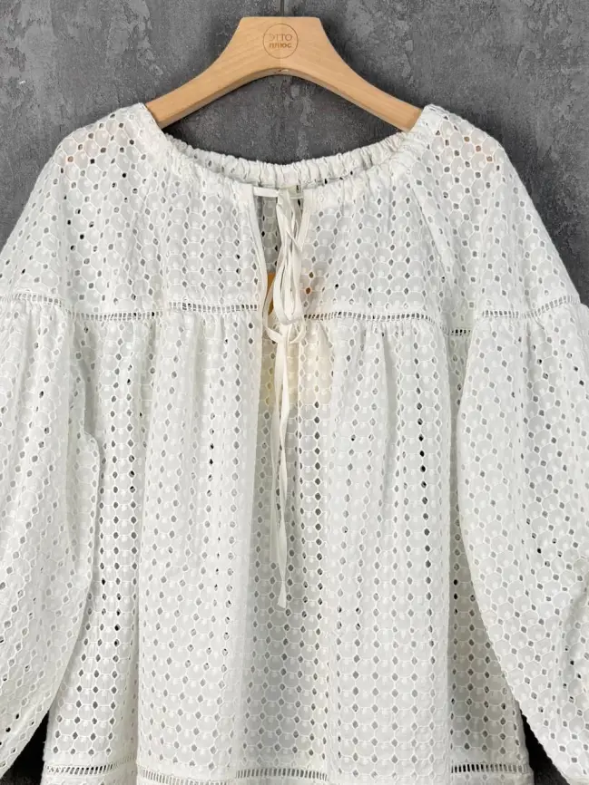 Блуза Шитье 8801 Размер 50-58 фото 15