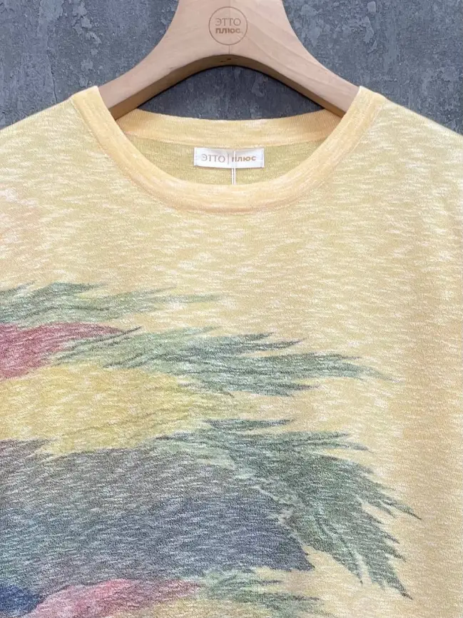 Джемпер облегченный с принтом 1006 Размер 50-58 фото 52