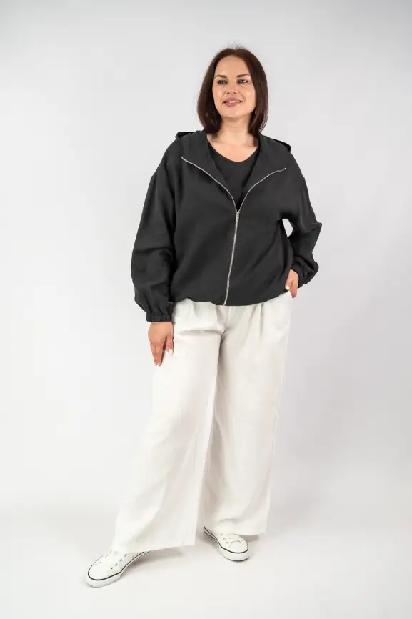 Бомбер лен 25016 фото 22