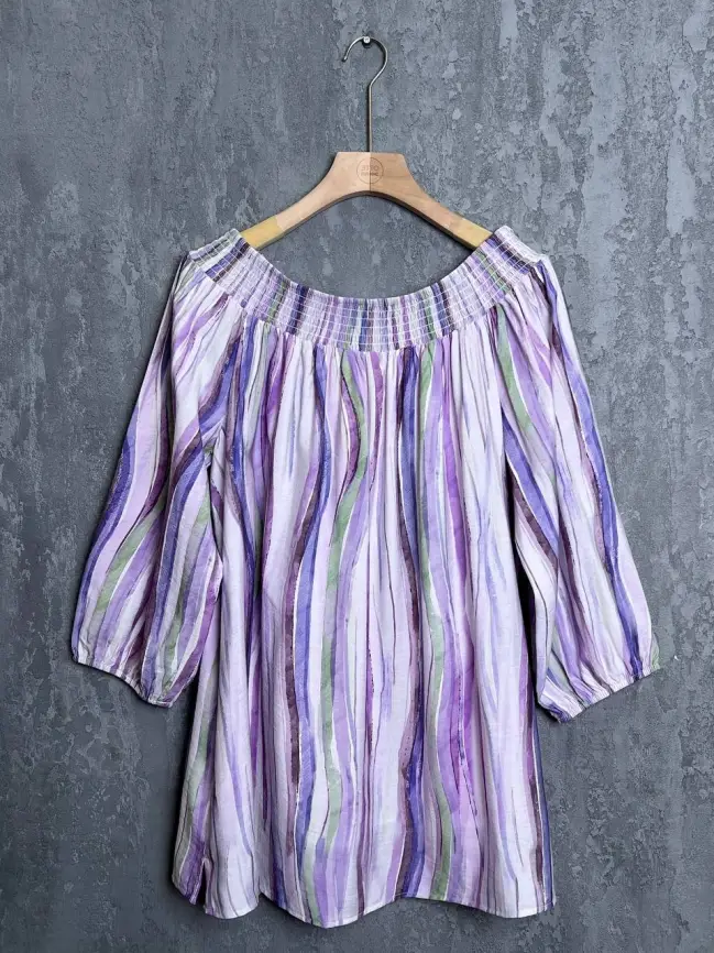 Блуза ЭттоПлюс 34187 Размер 52-58 фото 23