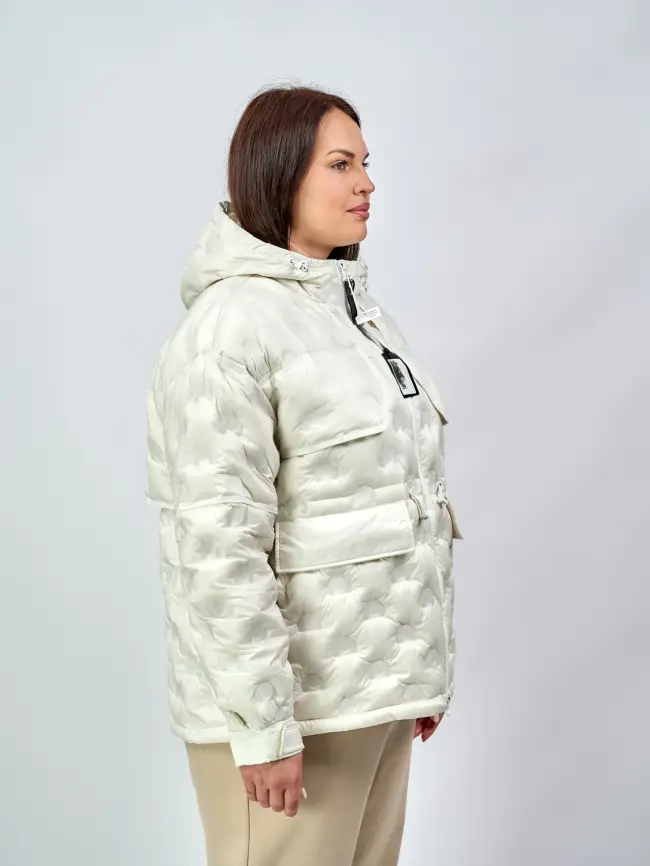 Пуховая куртка 9025 Размер 50-58 фото 9