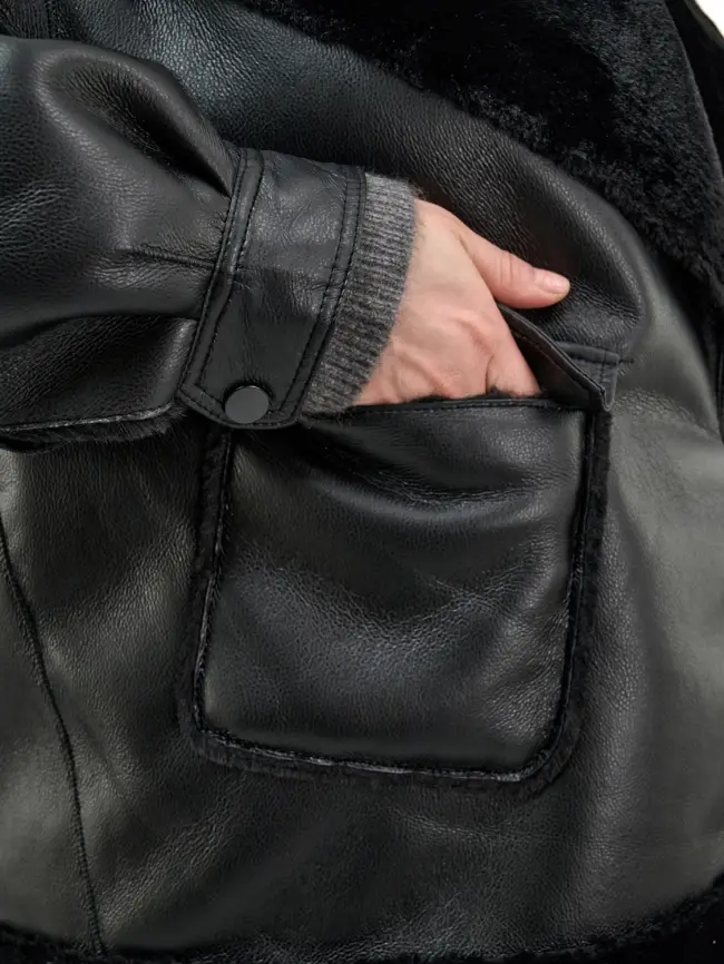 Дубленка 121103 Размер 50-58 фото 16