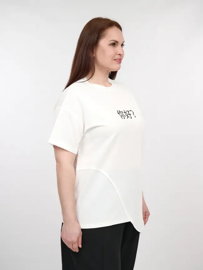 Футболка "Привет" 7191 Размер 50-56 фото 7