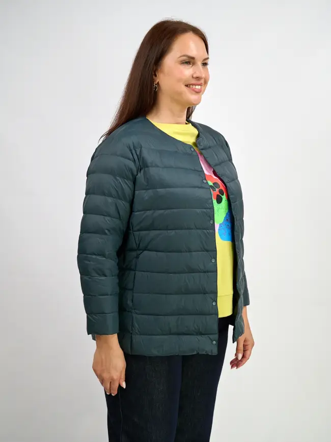 Легкая пуховая куртка 8802 Размер 46-56 фото 13