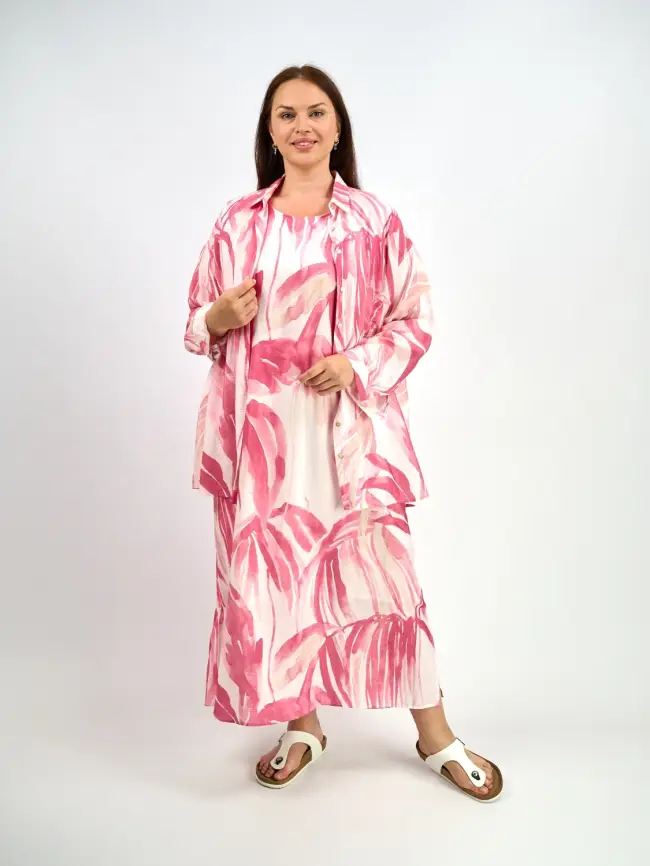 Сарафан ЭттоПлюс 0024 размеры 52- 58 фото 12