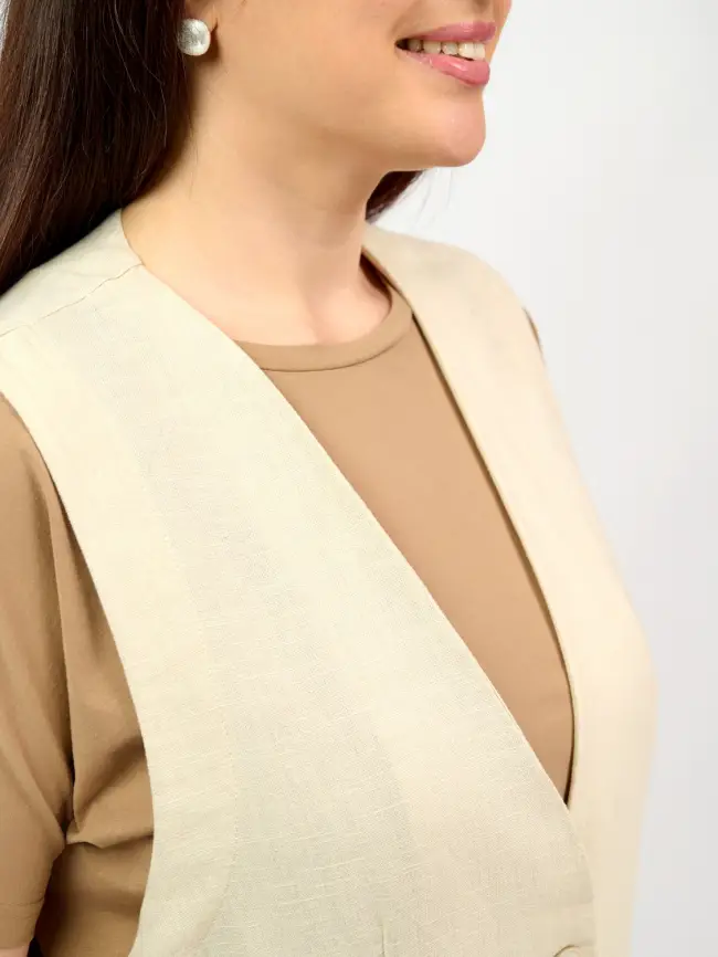 Удлиненный жилет 25018 Размер 50-58 фото 37