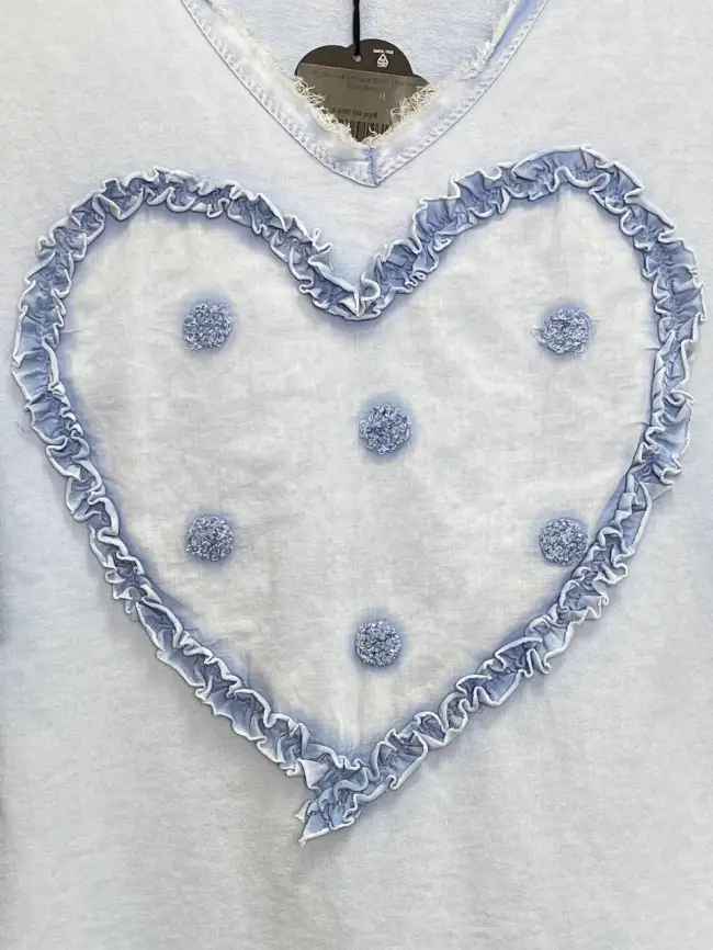 Футболка Сердце 6001 Италия Размер 50-58 фото 11