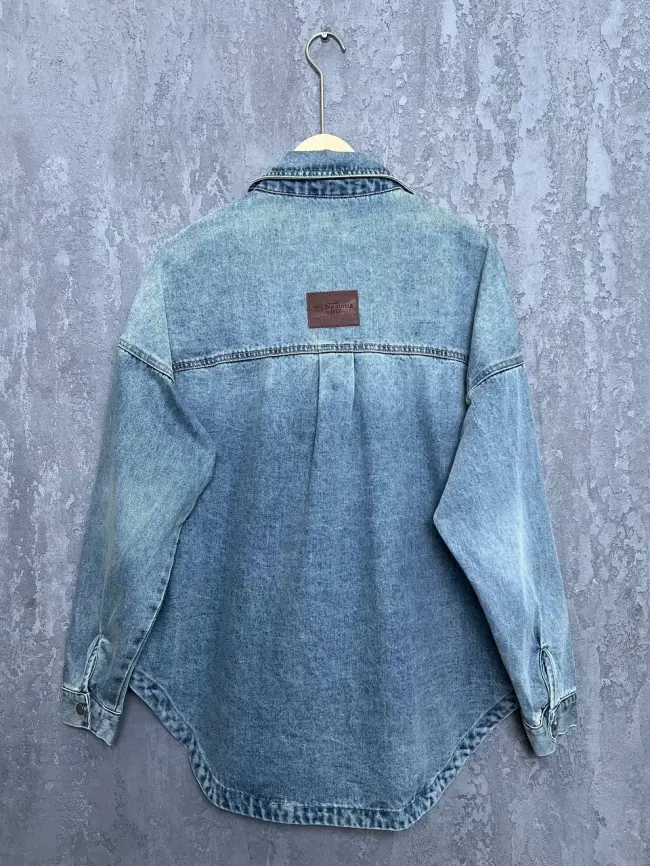 Куртка джинсовая 65227 Размер 48-56 фото 17