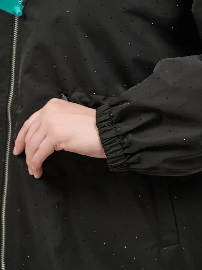 Ветровка со стразами 1633 Размер 50-58 фото 11