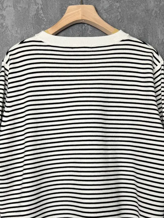 Джемпер в полоску ЭттоПлюс 25412 Размер 50-58 фото 12