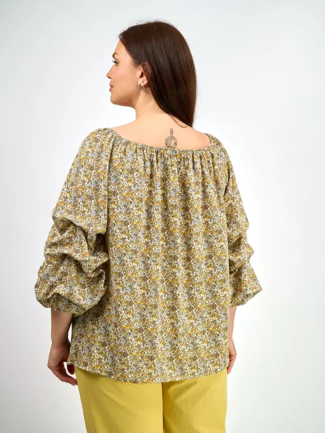 Блуза ЭттоПлюс 34184 Размеры 50-58 фото 21