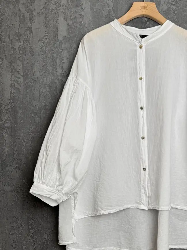 Рубашка фонарик Италия 3160 полоска Размер 52-58 фото 49