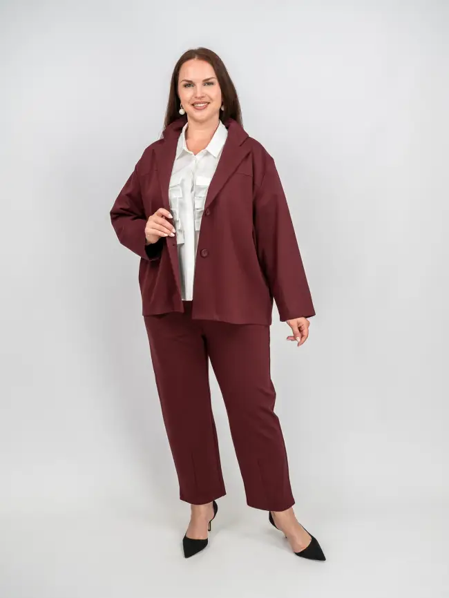 Брюки 33494 ЭттоПлюс размеры 52-58 фото 58