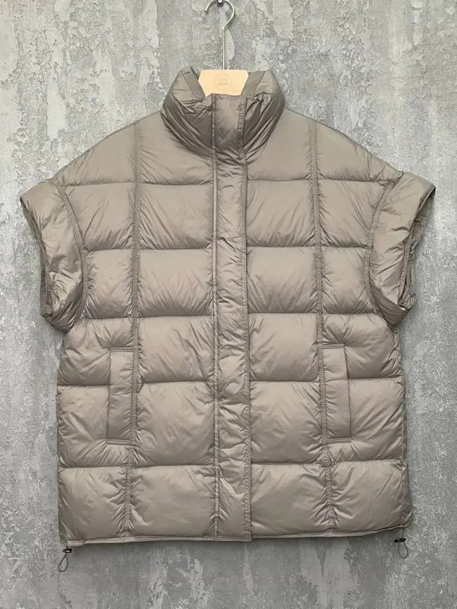 Жилет утепленный 8338 (серый)Уценка фото 1